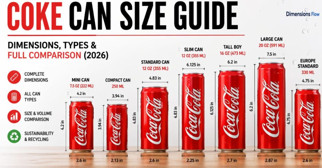 Coke Can Size Guide Dimensions Types Full Comparison 2026 