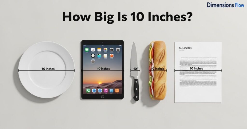 how big is 10 inches