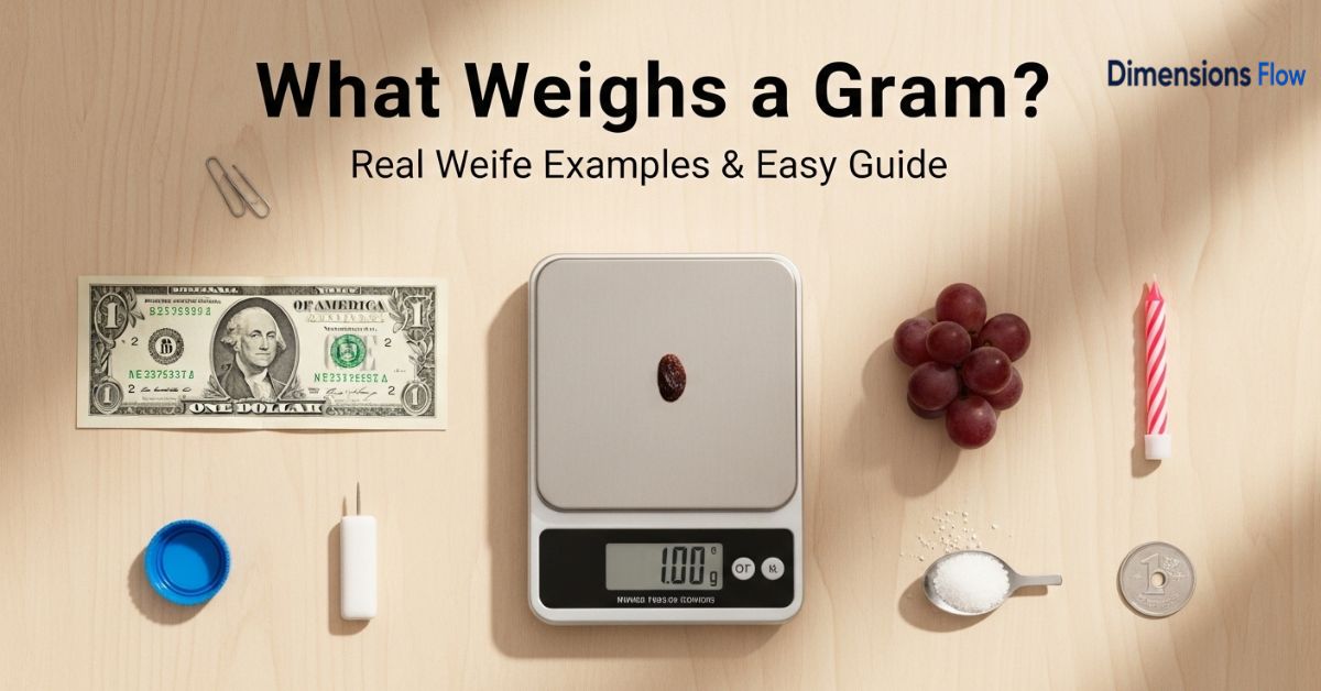 What Weighs a Gram? Real-Life Examples & Easy Guide - Dimensions Flow