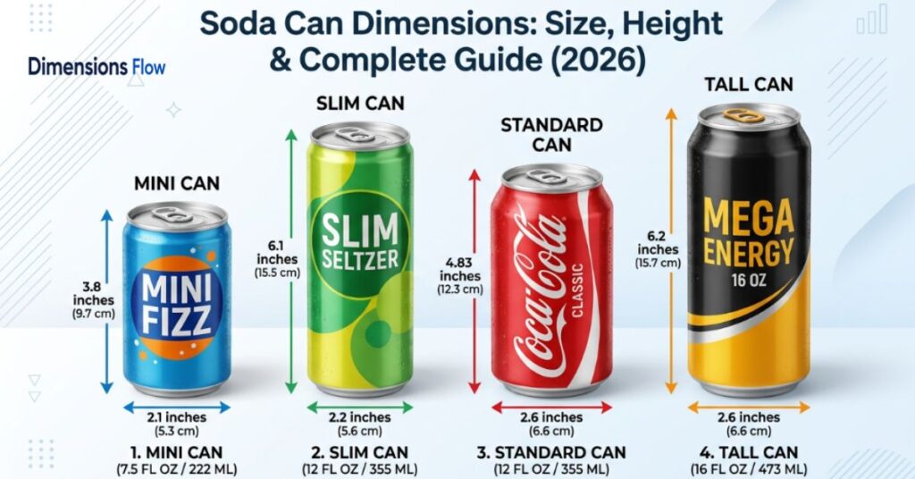 soda can dimensions