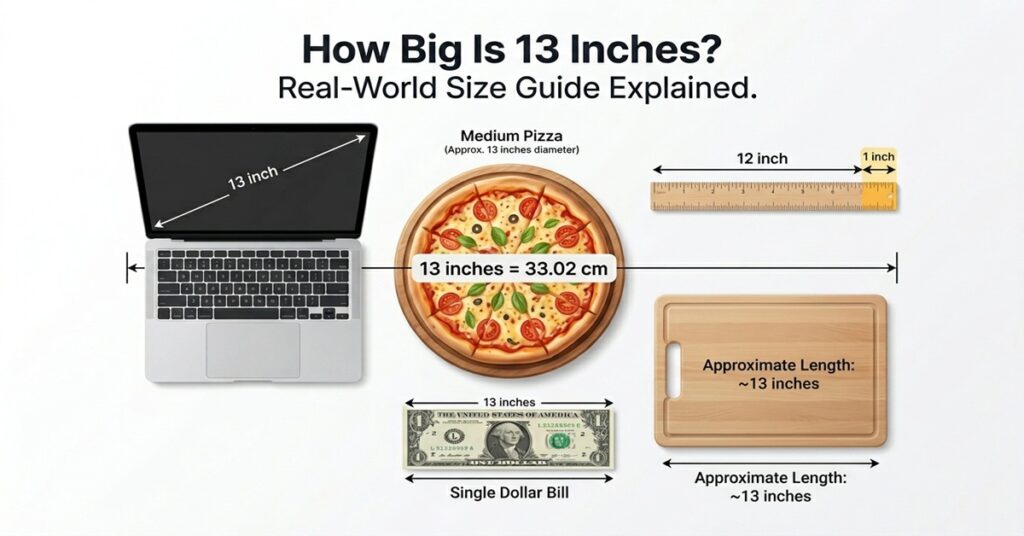 how big is 13 inches