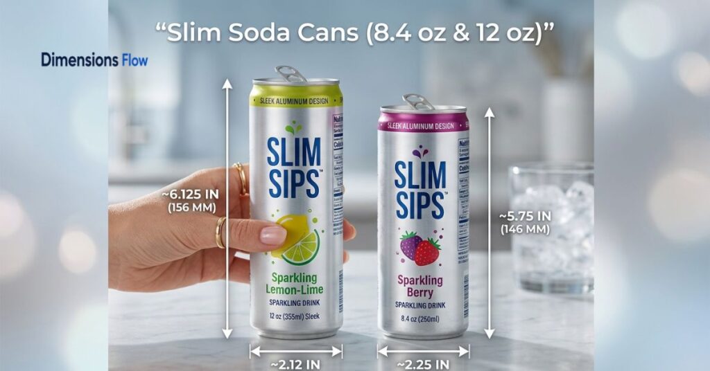 soda can dimensions