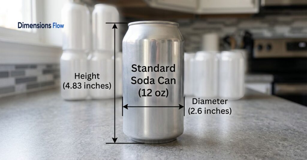 soda can dimensions