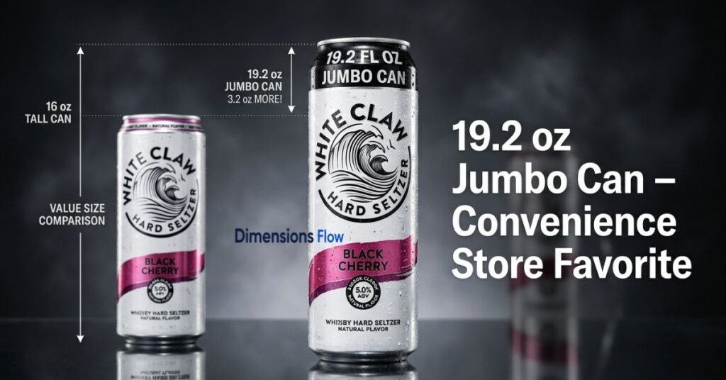 white claw can size