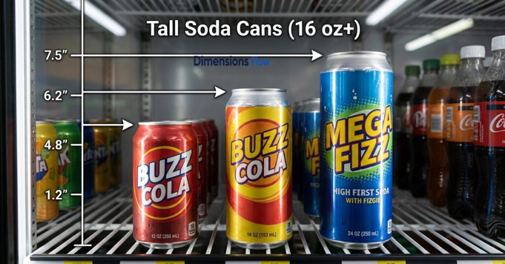 soda can dimensions