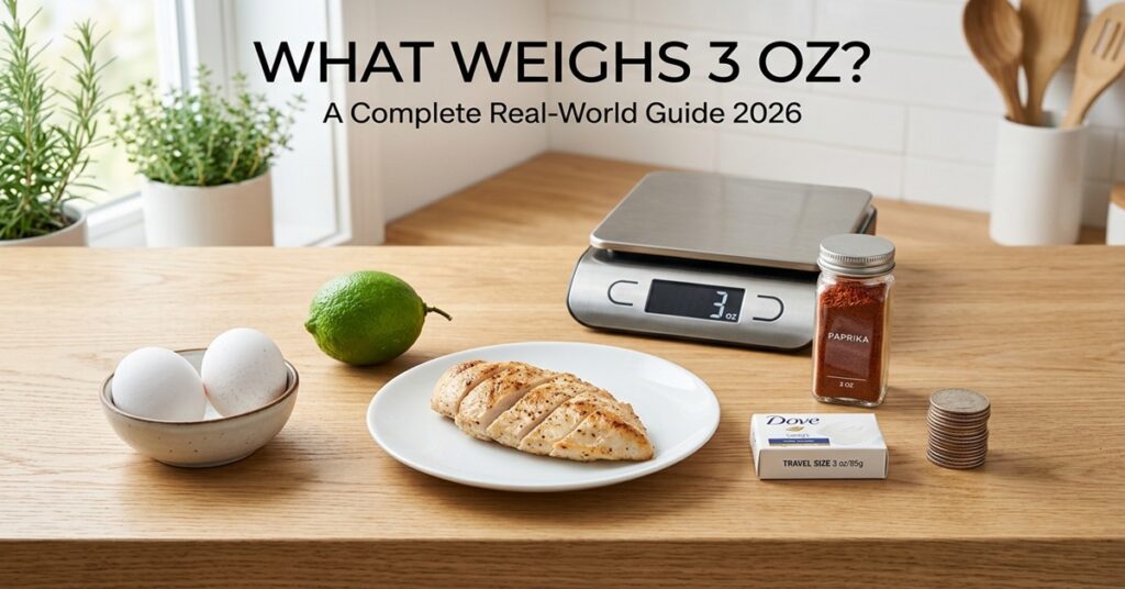 what weighs 3 oz