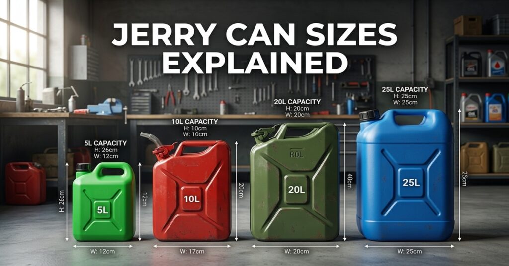 jerry can sizes