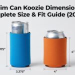slim can koozie dimensions