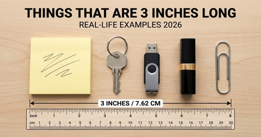 things that are 3 inches