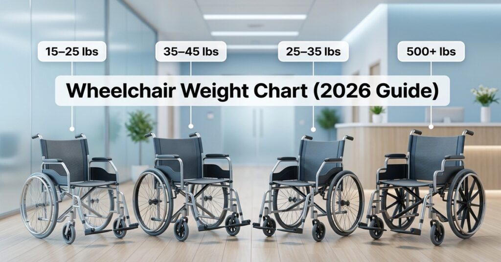 wheelchair weight chart