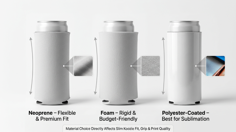 slim can koozie dimensions