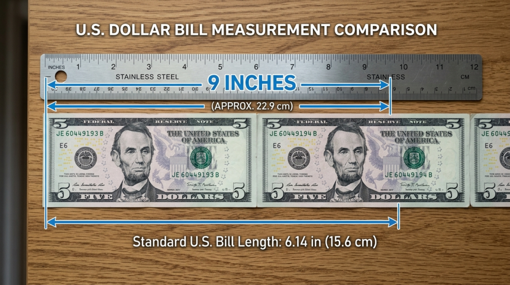 how long is 9 inches