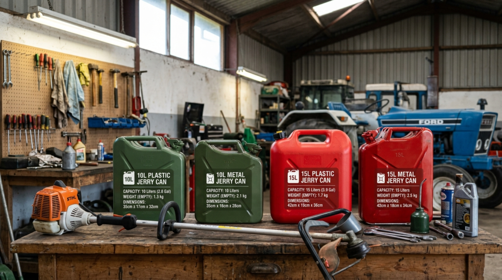 jerry can sizes