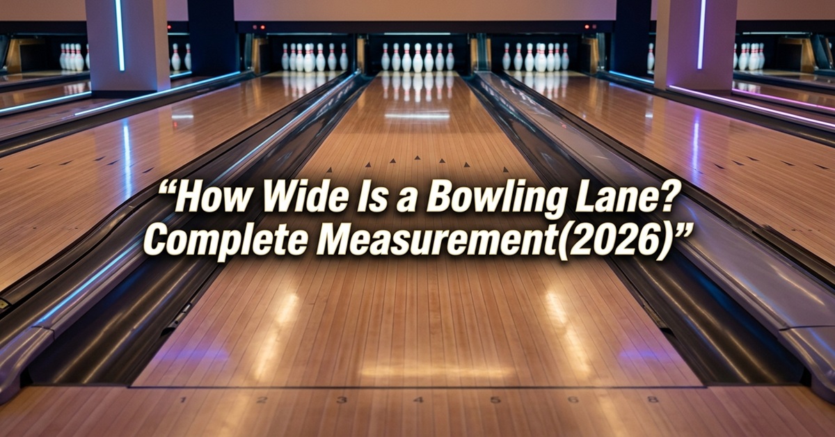 how wide is a bowling lane