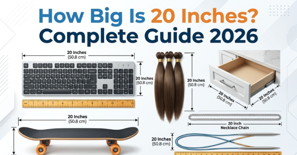 how big is 20 inches