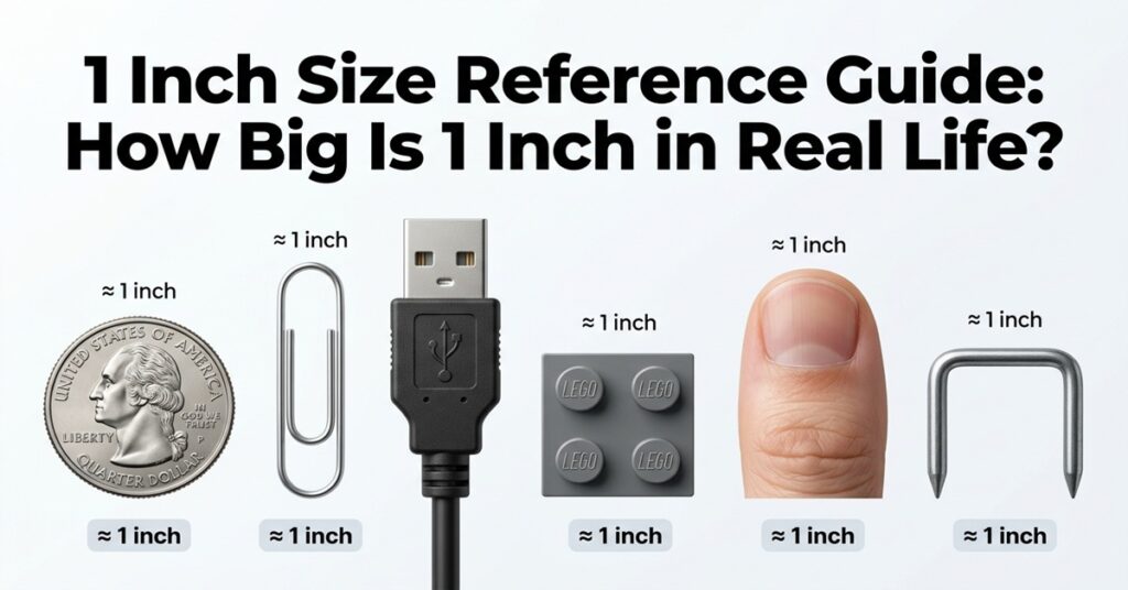 1 inch size reference