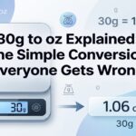 30g to oz