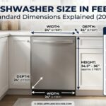 dishwasher size in feet