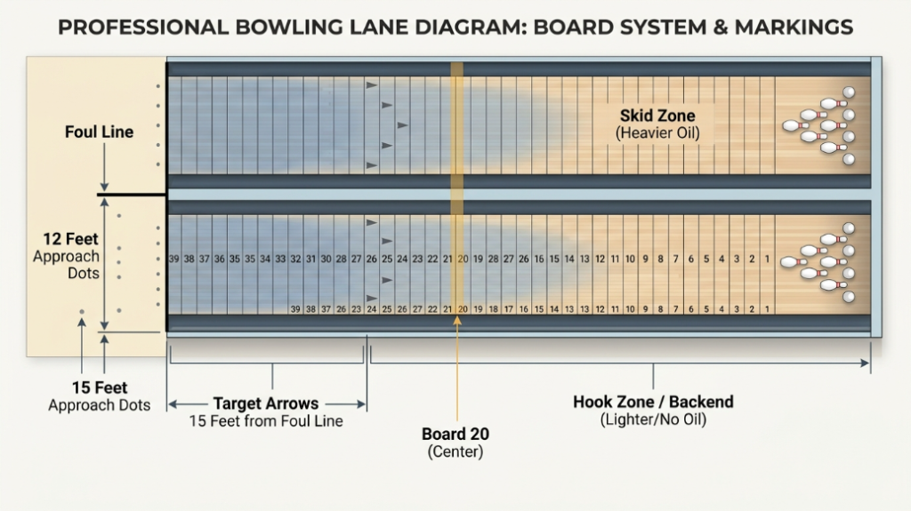 how wide is a bowling lane