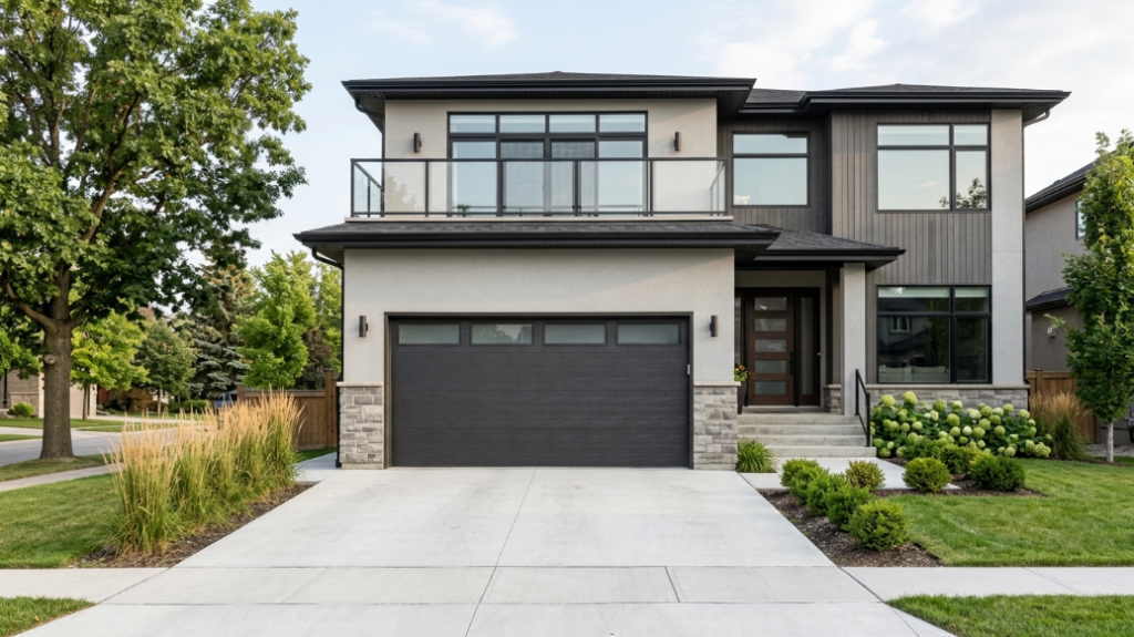 standard garage door sizes chart