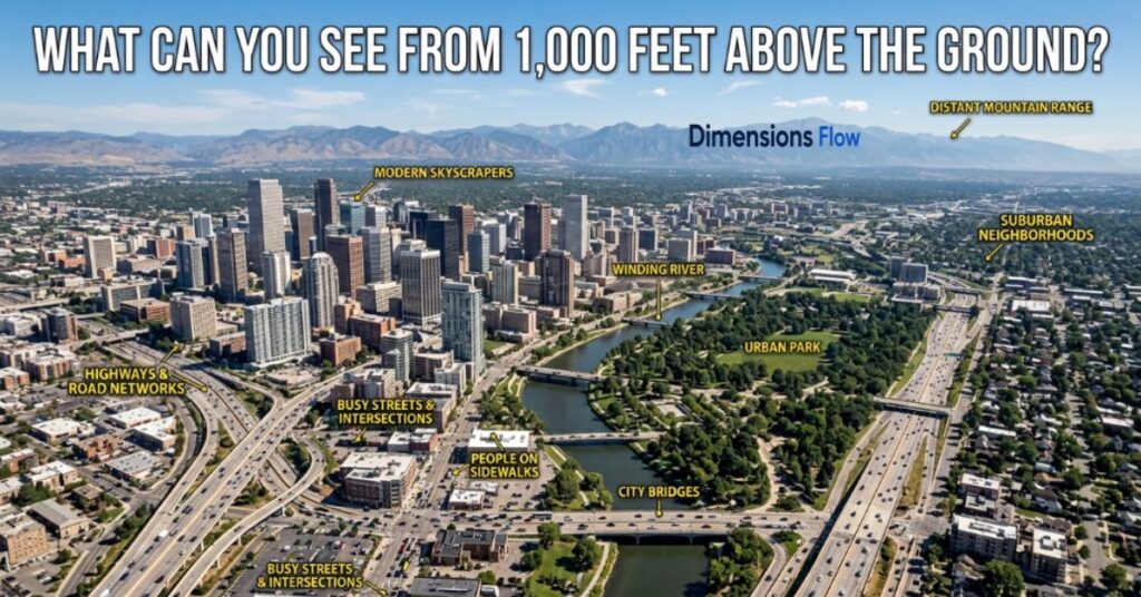 how tall is 1000 feet