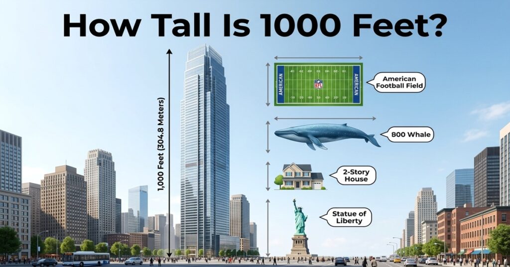 how tall is 1000 feet