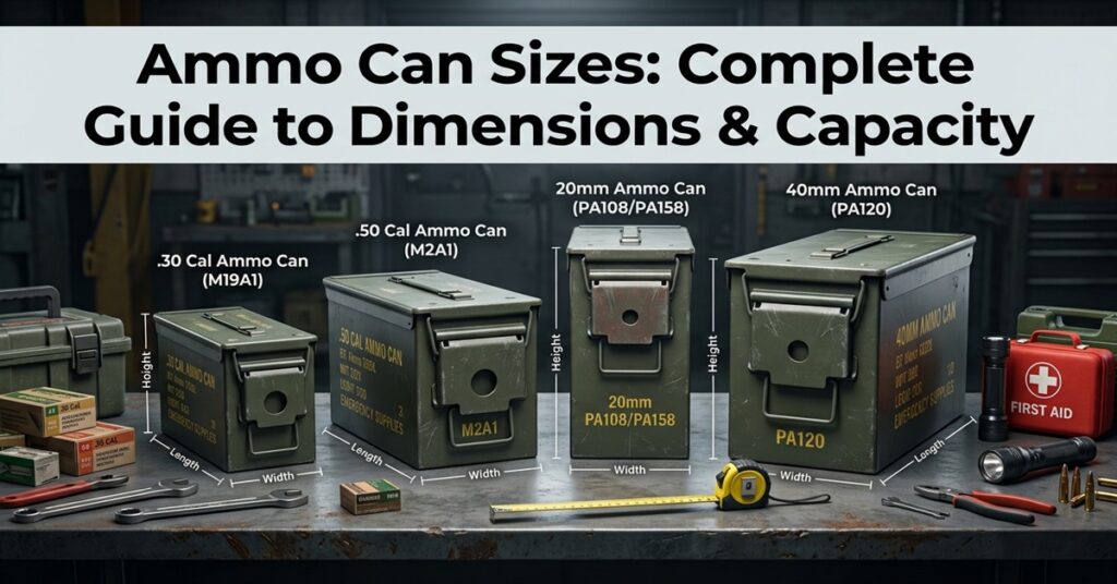 ammo can sizes