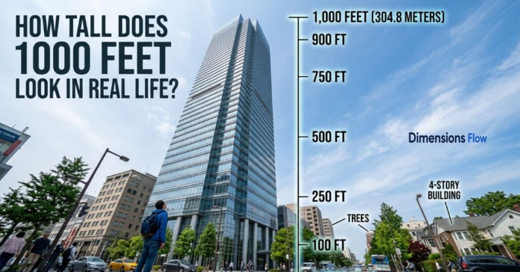 how tall is 1000 feet