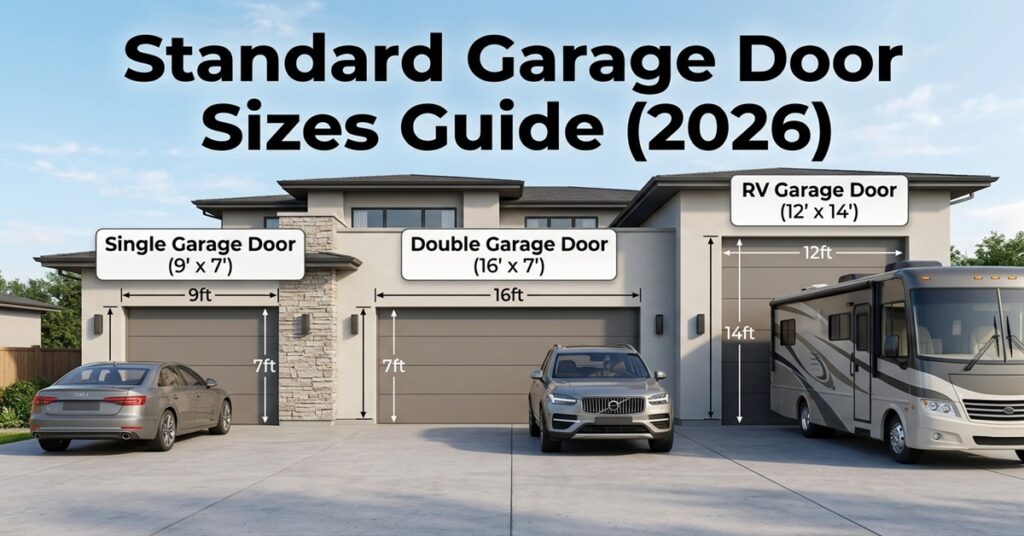 garage door sizes