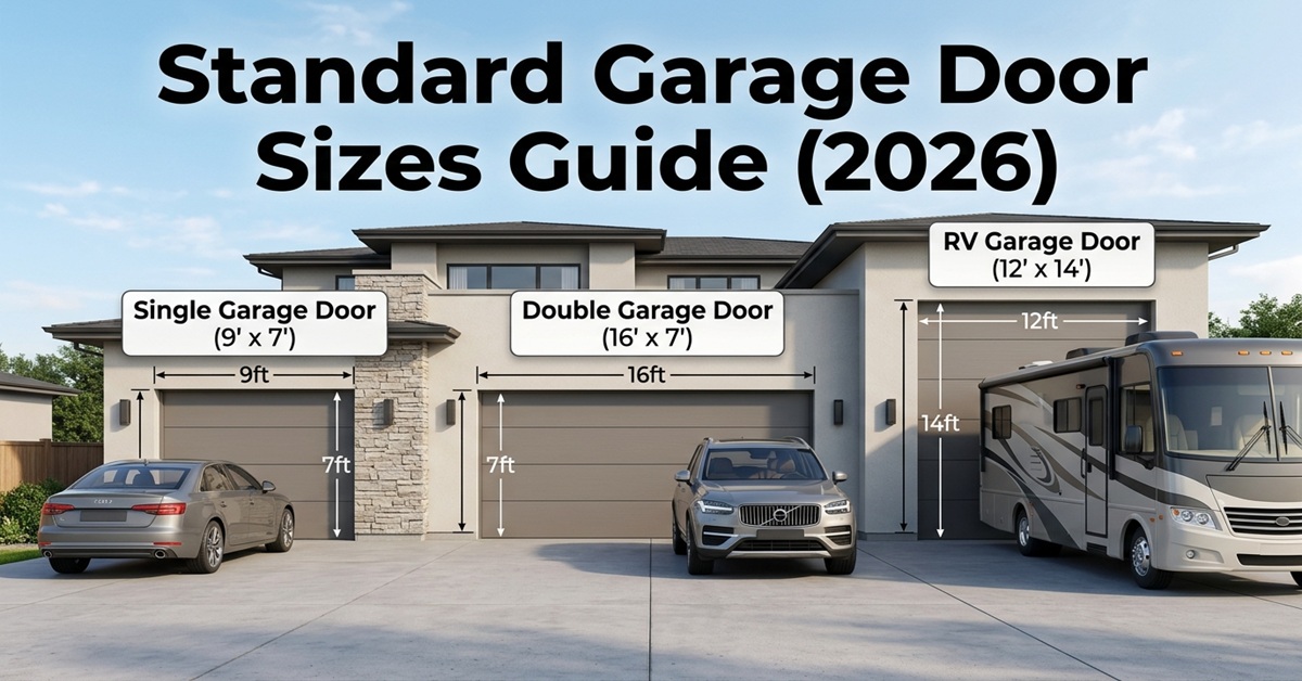 garage door sizes