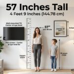 57 inches tall