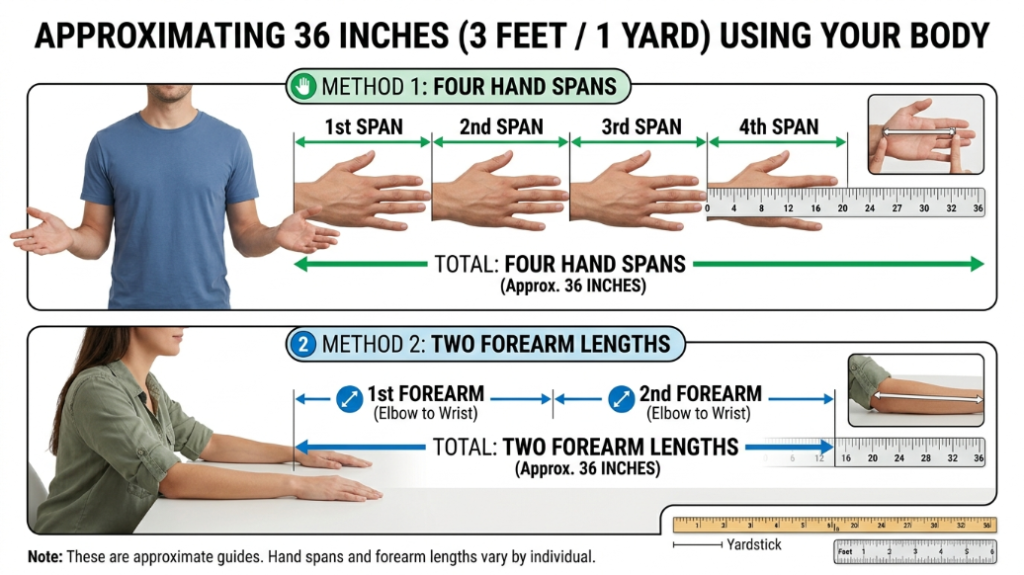 how long is 36 inches