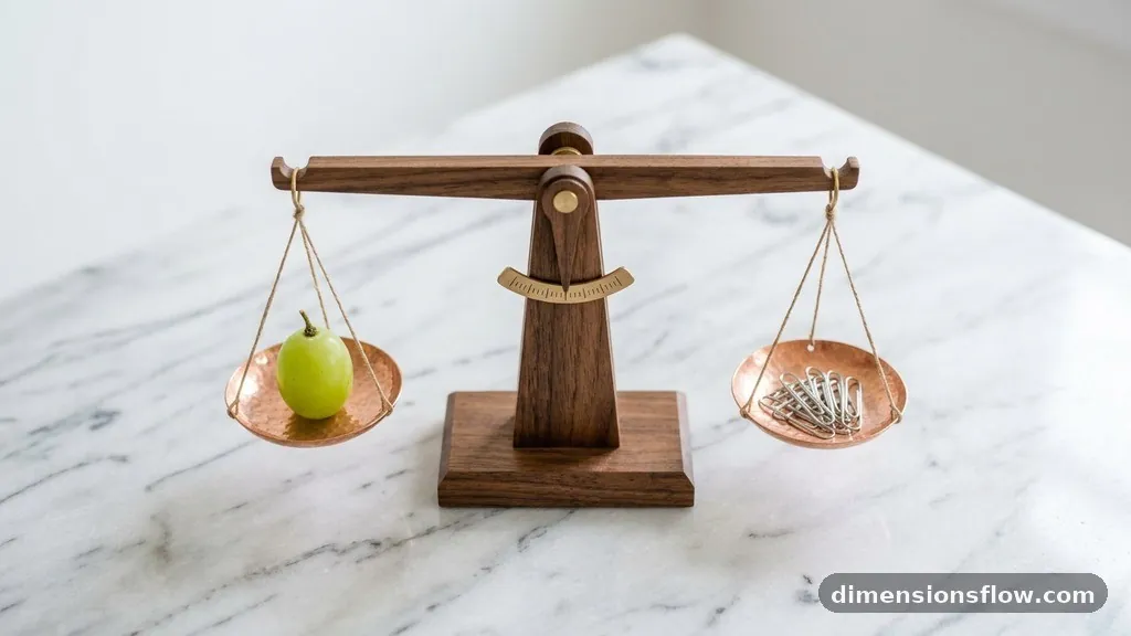 Comparing Weights Across Categories - grams visualized