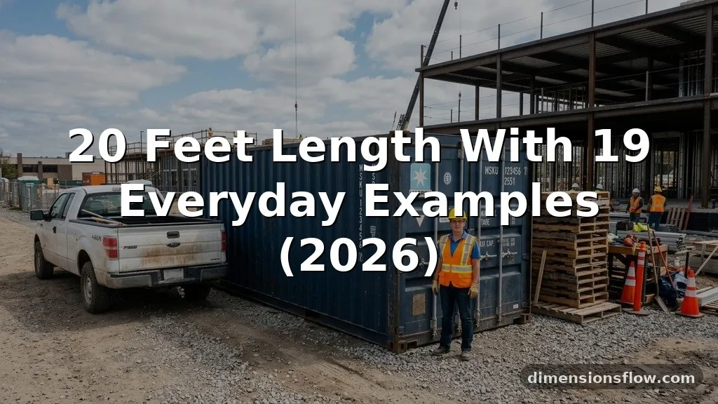 20 Feet Length With 19 Everyday Examples (2026)