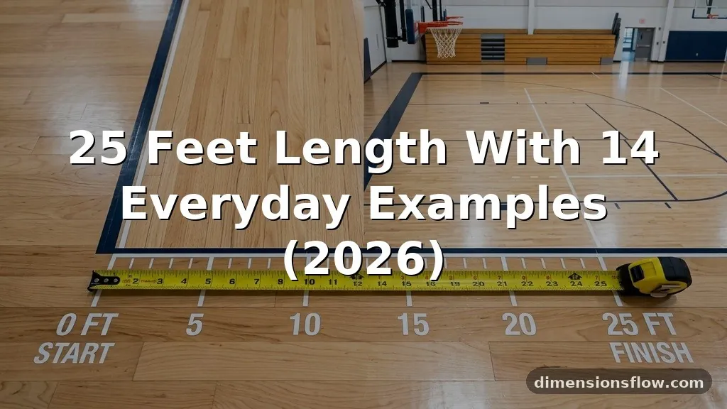 25 Feet Length With 14 Everyday Examples (2026)