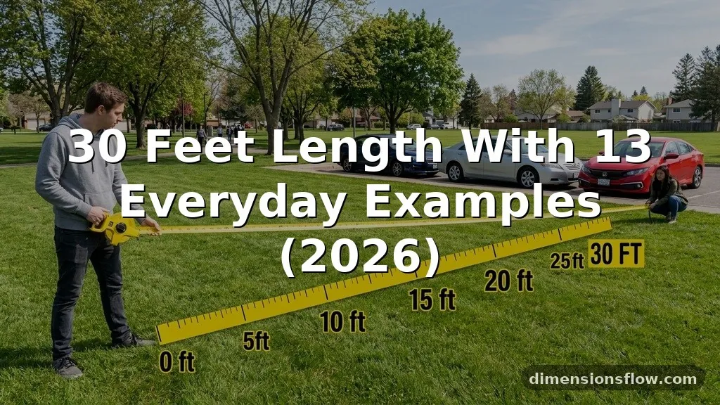 30 Feet Length With 13 Everyday Examples (2026)